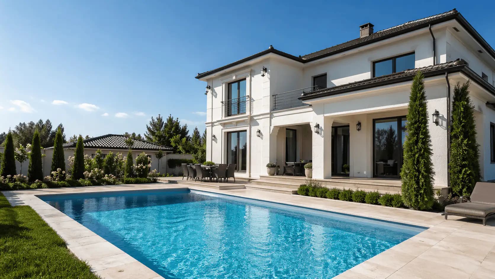 Luxury Pool - премиум бассейн с голубой водой