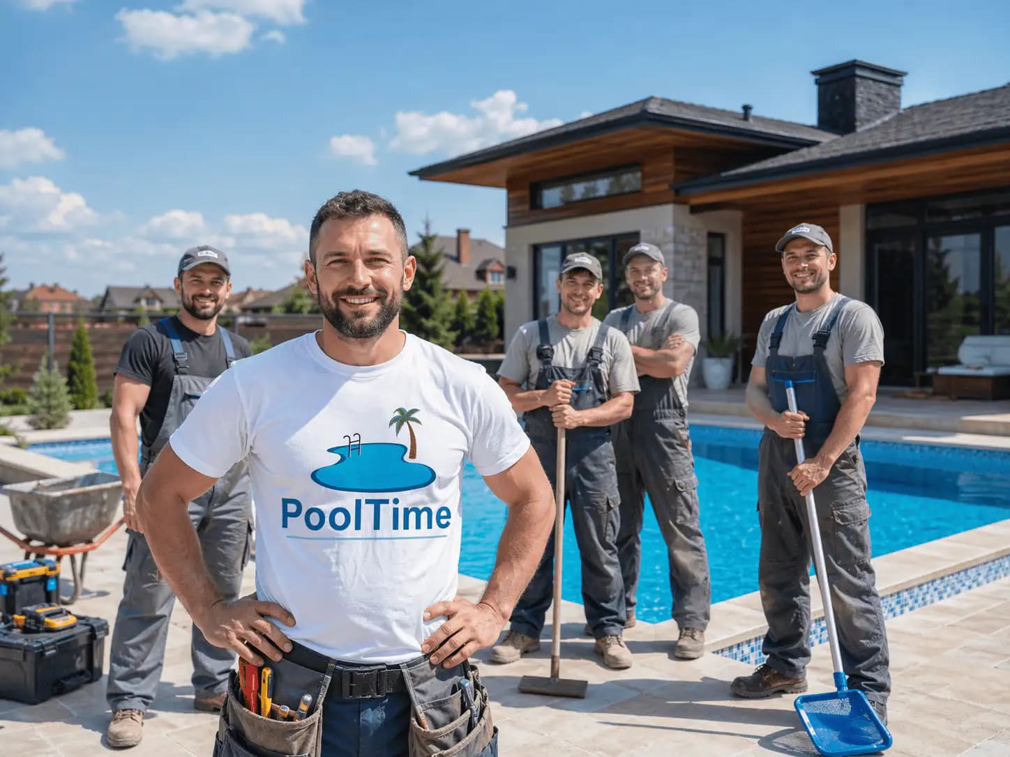 Команда PoolTime - профессиональные строители бассейнов в Краснодаре